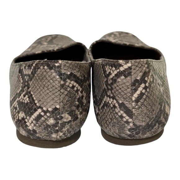 a.n.a Snake Print Flats Gray Cream Size 9 - Picture 4 of 9